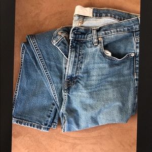 Everlane - High Rise Skinny Jean - Mid Blue